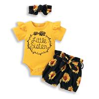 Offre Spéciale : Ensembles de Vêtements d'Été pour Bébés Filles (3 à 6 Mois) avec Bandeaux – Nouveaux Modèles pour Nourrissons et Tout-Petits