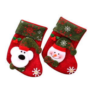 Chaussettes de Noël, sacs cadeaux de Noël, décorations de Noël, chaussettes imprimées, sacs à bonbons, chaussettes décoratives de Noël - Product Image 5