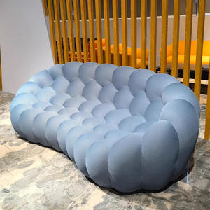 Juego <span class=keywords><strong>de</strong></span> muebles <span class=keywords><strong>de</strong></span> sofás <span class=keywords><strong>de</strong></span> 3 plazas comprimido moderno para sala <span class=keywords><strong>de</strong></span> estar Loveseat Canapé <span class=keywords><strong>De</strong></span> Salon Teddy Bubble Couch Sofá <span class=keywords><strong>de</strong></span> esquina Curvo - Product Image 5