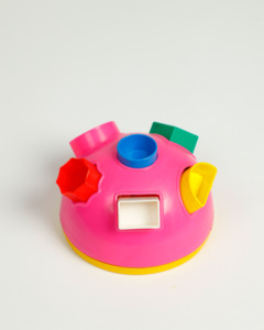 GIRNAR PRE SCHOOL SET This set has 3 educational toys namely shape sorter, <b>stacking</b> <b>rings</b> and build up beaker. - Product Image 6