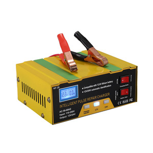 Chargeur <span class=keywords><strong>de</strong></span> batterie <span class=keywords><strong>de</strong></span> voiture transfrontalier 12V/24V pour <span class=keywords><strong>moto</strong></span>, en cuivre pur, intelligent, à impulsions, réparation automatique HXN HNX-65877 - Product Image 4