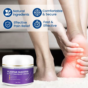 Logo personalizzato osso del piede sperona pomata a base di erbe massaggio al tallone dolore articolare <span class=keywords><strong>Achille</strong></span> <span class=keywords><strong>tendine</strong></span> della fascite <span class=keywords><strong>crema</strong></span> <span class=keywords><strong>per</strong></span> speroni del tallone plantare - Product Image 5