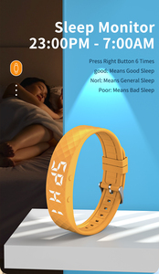 Smartwatch Sportivo Senza App Senza Distrazioni con Cronometro Monitoraggio del Sonno <span class=keywords><strong>8</strong></span> Sveglie Vibranti per Studenti - Product Image 4