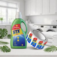 Impression personnalisée rouleau auto-adhésif vinyle étanche logo privé étiquette d'autocollant de bouteille en plastique cosmétique pour les soins de la peau