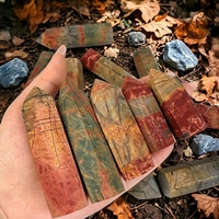 Offre Spéciale : Pierre Naturelle, Gemme Énergétique, Produits de Guérison, Artisanat en Cristal, Tour en Jaspe Creek pour la Décoration Intérieure