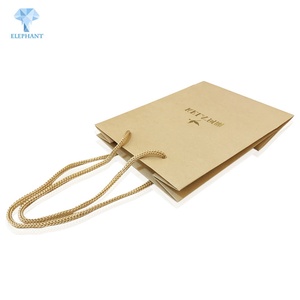 Bolsa de Papel para Regalo con Diseño Personalizado, Bolsa de Papel Kraft Marrón Artesanal con Asa - Product Image 3