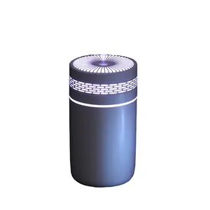 Incubadora de calefacción, humidificador de aire de llama ultrasónico portátil, lámpara sin agua de vidrio, humidificador de batería centrífuga de aceite esencial