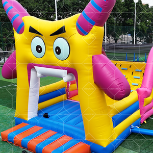Parque temático inflable gigante personalizado Parque inflable gigante Parque infantil inflable Parque de aventuras al aire libre Carrera de obstáculos - Product Image 5