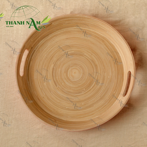 Vaisselle légère et durable pour les repas Plateau de service en bambou-Plateau de nourriture écologique pour la maison, la cuisine ou le restaurant - Product Image 4