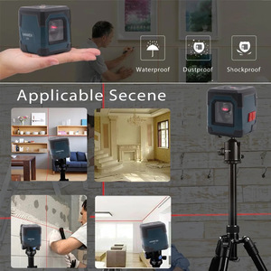 屋外産業用赤色レーザーレベル水平垂直クロスラインセルフレベリング多機能2ライン測定ツールDIY - Product Image 4