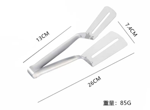 Pince-spatule multifonctionnelle en acier inoxydable pour steak, barbecue, crêpes, pizza, poisson, pain – Ustensile de cuisine - Product Image 3