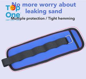 Top One réglable Gym exercice Fitness poignet fer sac de sable cheville poids portant Bracelet - Product Image 3