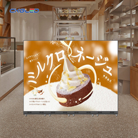 Pantalla LED Ultrafina Plegable para Carteles, Pantalla LED Portátil P2.5 para Interiores, Cartel de Video LED para Ferias Comerciales y Publicidad en Tiendas
