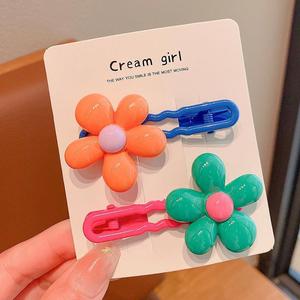 Versión coreana de la pinza para el pelo Cute Flower Girl Ins, para <span class=keywords><strong>cabello</strong></span> con flequillo y sin daños, que no daña el flequillo. - Product Image 5