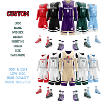 Maillot de basket-ball réversible en mesh personnalisé pour hommes, enfants et jeunes, respirant avec impression