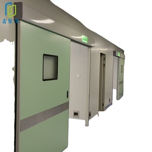 <span class=keywords><strong>Porte</strong></span> hermétique à double battant en acier inoxydable ignifuge pour hôpital médical, laboratoire, salle blanche - Product Image 1