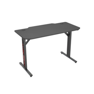 <span class=keywords><strong>Bureau</strong></span> <span class=keywords><strong>de</strong></span> jeu convertible V-mounts au design moderne, noir, hauteur fixe 760 mm, table d'angle pour la maison/le <span class=keywords><strong>bureau</strong></span>/la salle informatique, charge 80 kg/177 lb - Product Image 2