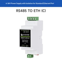 Gateway WaveShare RS485 a RJ45 Ethernet POE TCP/IP a Serial Modbus de Grado Industrial