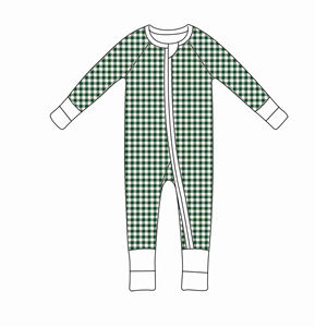 Yihui baju monyet bayi musim panas, piyama kasual uniseks dua arah ritsleting berbagai cetakan untuk bayi kecil - Product Image 1