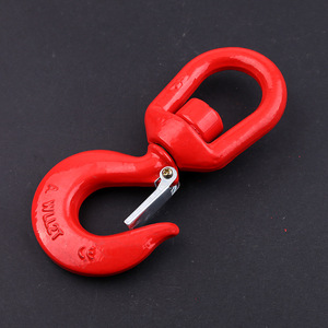 Nhiệm vụ nặng nề 3 tấn 5 tấn xoay nâng cáp treo mắt thép gian lận móc với chốt an toàn xoay cần cẩu móc - Product Image 1