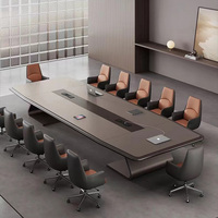 Haut de gamme luxe 8 10 12 16 personnes places bureau bureau réunion Table de conférence moderne bureau conseil salle de réunion bureau