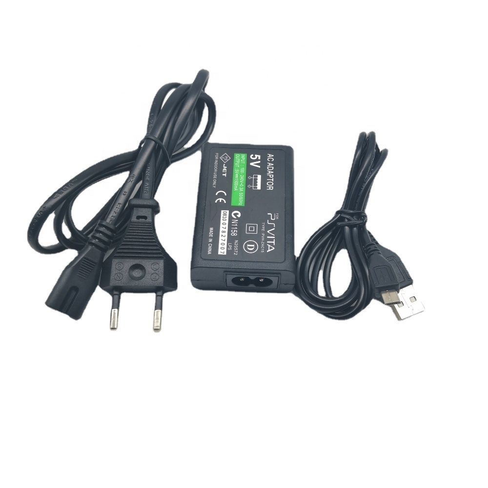 Used AC Wall Charger Adapter With USB Cable For Sony PlayStation Vita (PS Vita)