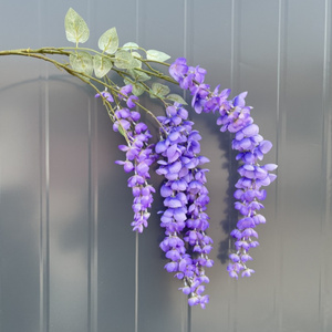 <span class=keywords><strong>Precio</strong></span> barato Falsa boda Wisteria 5 ramas glicinia artificial flores colgantes para techo - Product Image 4