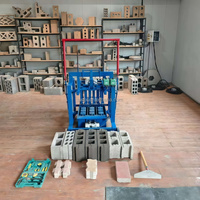 Machine à fabriquer des briques en ciment, très vendue, robuste, durable, multifonctionnelle, facile à utiliser pour produire des briques de différentes tailles