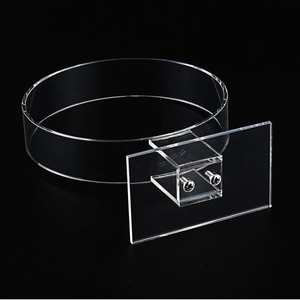 New Trendy Wholesale Custom Logo Silk-<b>Screen</b> Printed Transparent Metal for Wall-mounted 10-Shelf Headband <b>Stand</b> Hair Display - Product Image 3