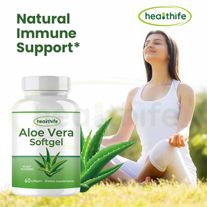 निजी लेबल प्राकृतिक एलोवेरा का अर्क पाचन स्वास्थ्य के लिए स्वस्थ कैप्सूल एलोवेरा निकालें - Product Image 5