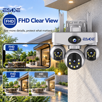 V380 Pro 4G WiFi Security CCTV Camera Two Way Audio Full Color Night Vision H.264 IP66 Waterproof For Indoor Outdoor CCTV Camera