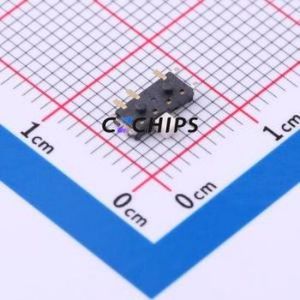 CUS-12TB Slide Switch Through hole Component THT Switch Single Pole Double Throw Rectangle Pin Header Solder Tab Vertical Mount - Product Image 2