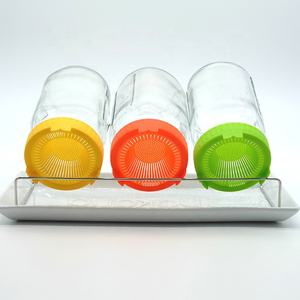 Tarro de albañil de boca ancha de brotes de soja personalizado 3 uds con tamices germinadores de vidrio para germinación de semillas de interior y uso de leche - Product Image 4