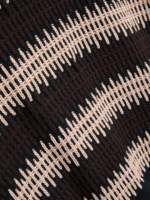 Pull à manches courtes de style Preppy pour hommes, gilet personnalisé bicolore, col en V, pull en tricot à rayures texturées, anti-rétrécissement pour le printemps