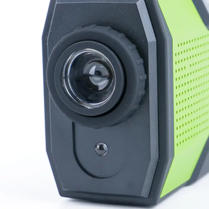 Портативное аварийное радио AM/FM/NOAA с функцией оповещения о погоде, солнечной батареей, динамо-зарядкой и фонариком - Product Image 4