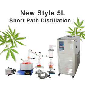 อุปกรณ์กลั่นสุญญากาศไฟฟ้าแบบใช้สารเคมีแบบเส้นทางสั้น5ลิตร - Product Image 5