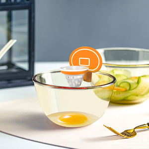 Egg Yolk Separator Basketball Hoop 3 Piece Set <b>Plastic</b> Egg Dividers <b>Kitchen</b> Gadget - Product Image 3