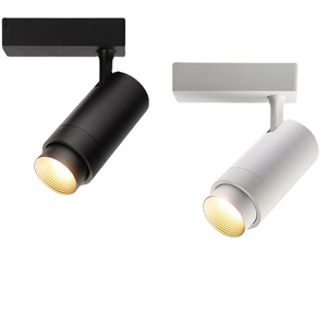 Focusing Track <b>Light</b> Housing <b>LED</b> 6000K 90 CRI Dimmable Other Retail <b>Shop</b> Use Classic Black White Plastic Material 3-Year - Product Image 2