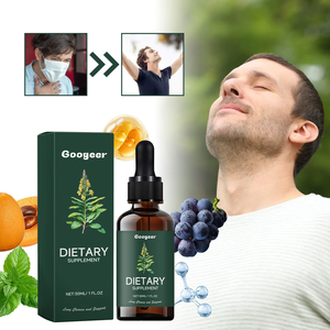 New Lung Clear Liquid Protect Liver Stop Ronquido Alivio Dolor de garganta Refrescante Lung Detox Limpiador de hierbas Spray para fumadores Gotas - Product Image 4