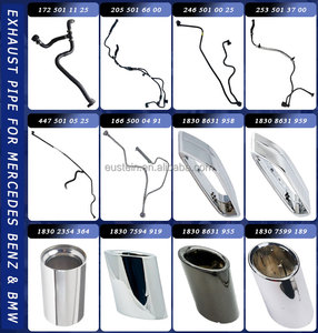 18307594919 EUSTEIN, accesorios cromados de acero inoxidable, silenciador de escape, cubierta embellecedora de tubo trasero para <span class=keywords><strong>BMW</strong></span> F06 F07 F10 F20 F23 F30 E87 - Product Image 2