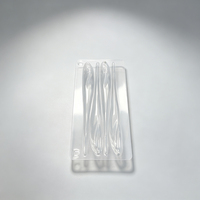 Boîte à clapet transparente personnalisée en gros, emballage en blister plastique transparent pour leurres de pêche et appâts
