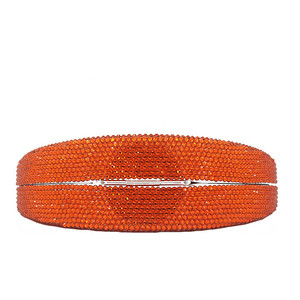 Bolso de Mano LEB1456 con Diseño de Rodajas de Naranja y Diamantes, Brillante, con Pedrería, para Mujer, Bolso de Noche con Cristales - Product Image 5