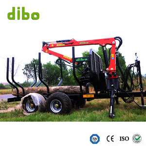 Grue hydraulique montée sur camion de 4,7/5,5/6/7/7,8 m, grue hydraulique avec <span class=keywords><strong>grappin</strong></span> rotatif, grue hydraulique forestière avec cisaille à arbres - Product Image 6