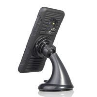 Étui de protection intégrale pour téléphone portable en PC rigide avec clip de ceinture pivotant, double béquille et design pliable 8-en-1