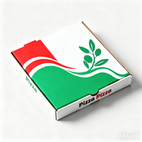 Vente en gros de boîtes à pizza en carton ondulé, taille personnalisée 9 11 13 15 pouces, simples et imprimées, avec logo personnalisé
