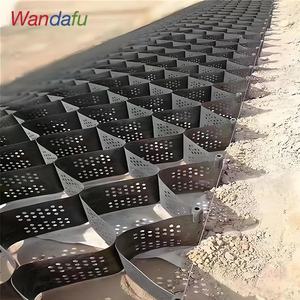 Géocell HDPE 100-330, écologique et durable, pour la protection des fondations <span class=keywords><strong>de</strong></span> routes, la protection des pentes, les parkings, les allées, les murs <span class=keywords><strong>de</strong></span> soutènement - Product Image 4