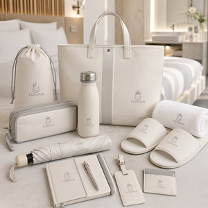 Hospitality Promotional Gift Set With Tote Bottle Notebook And Pen For Hotel Branding Campaigns And Events - Product Image 5