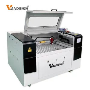 Máquina de corte e gravação a laser Co2 Gravador a laser 4060 6090 1390 1610 80w 100w Madeira Acrílico Couro Plástico Mdf