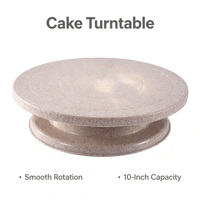 Ensembles d'ustensiles de pâtisserie personnalisés avec logo, 7 pièces, outils de cuisson et de décoration de gâteaux, plateau tournant pour gâteaux