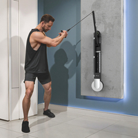SPlan Modèle I (Amérique du Sud non disponible) Nouveau style 50 kg réglable Argent + Noir Écran LCD 2,1 pouces Équipement de musculation à domicile Entraînement de force